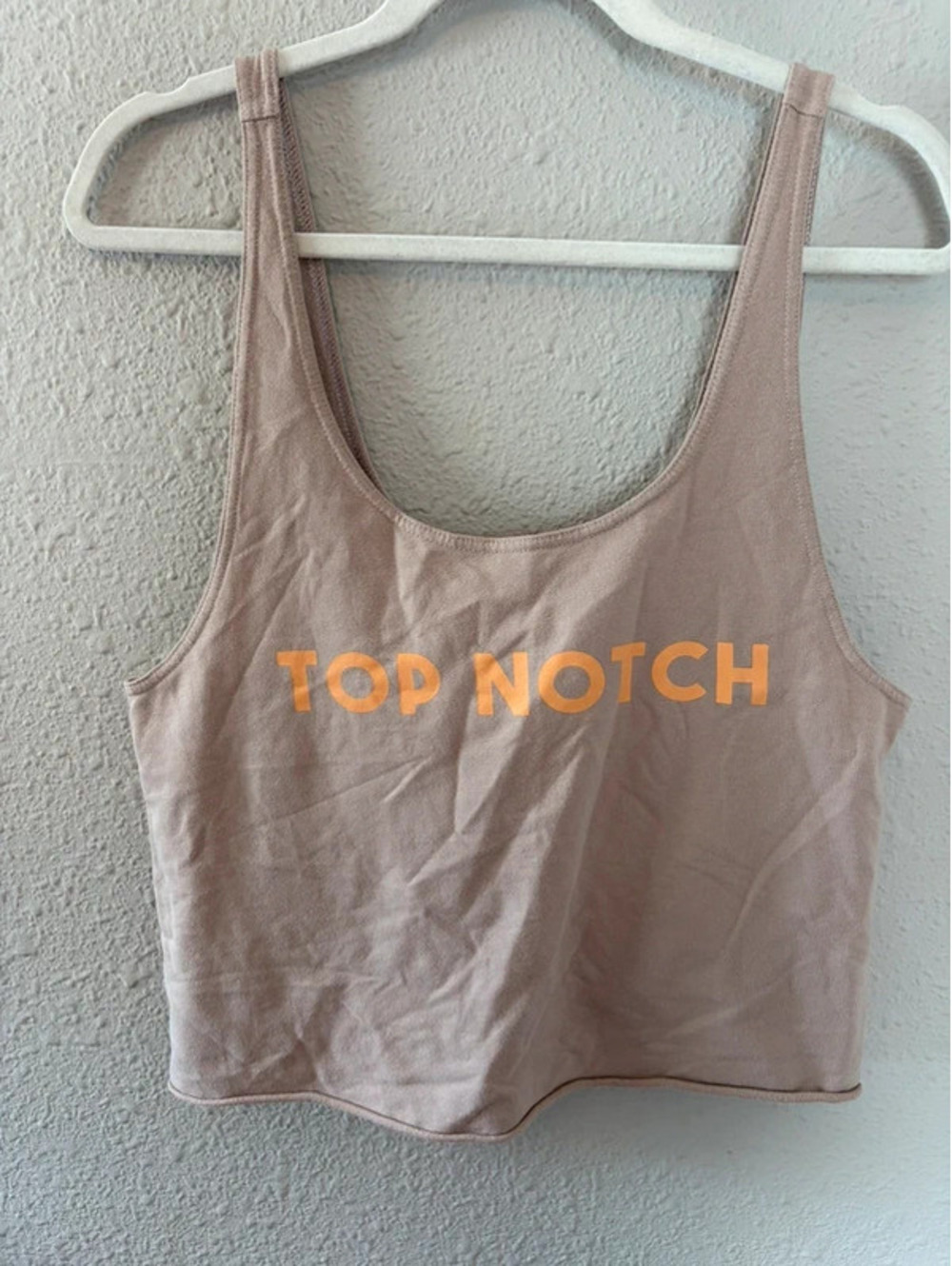 Offline by Aerie top notch pink cropped tee size M tie back oversized